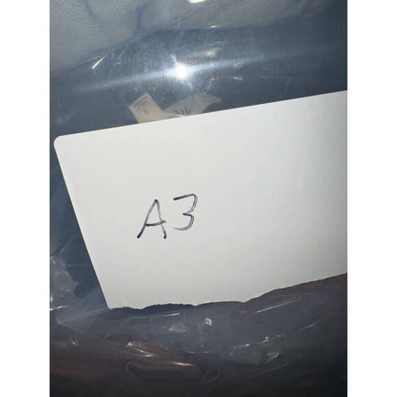 Max Studio Womens Small Long Rayon Dress Blue Black Striped Fitted Tight - Picture 8 of 8